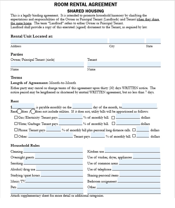 Lease Agreement Template 09