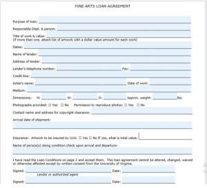 Free Loan Agreement Templates - Free Word Templates