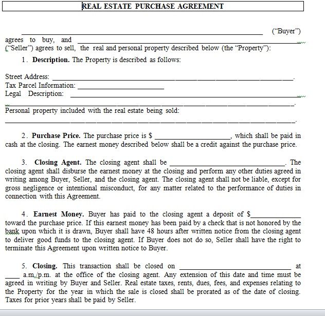 PD Purchase Agreement Template 06