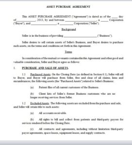 20 Free Purchase Agreement Templates - Free Word Templates
