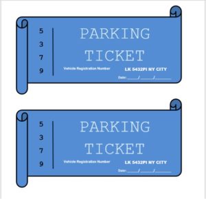 Free Parking Ticket Templates - Free Word Templates