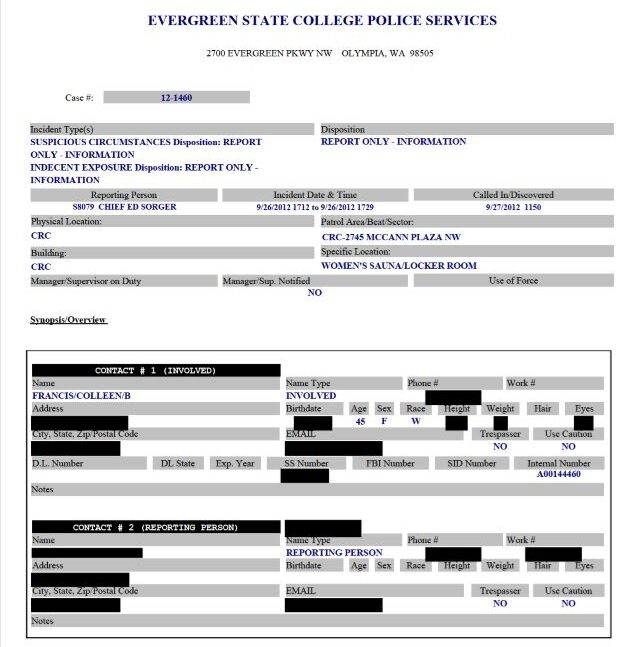 Police Report Template