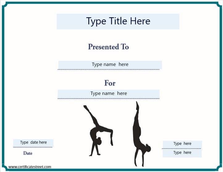 20 Free Sports Certificate Templates Free Word Templates