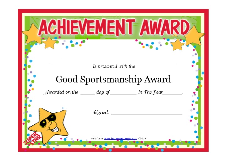 20 Free Sports Certificate Templates Free Word Templates
