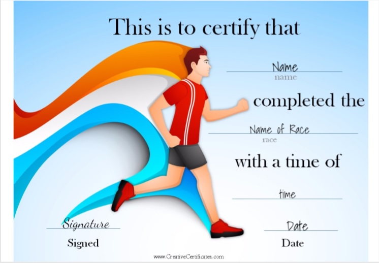 20 Free Sports Certificate Templates Free Word Templates