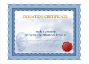 Free Donation Certificate Templates - Free Word Templates