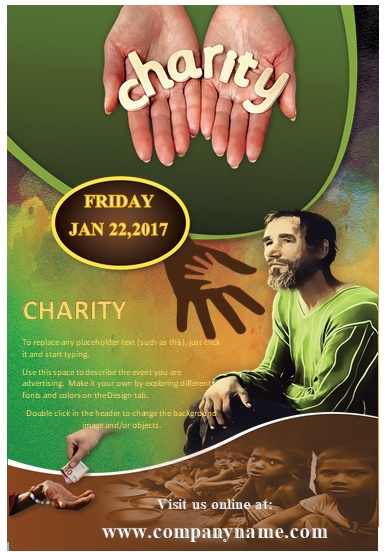 Free Donation Flyer Templates - Free Word Templates