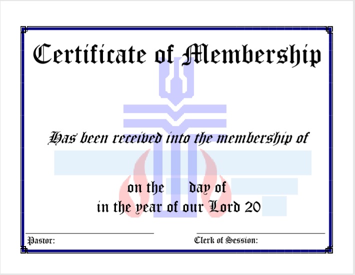 Membership Certificate Template 09