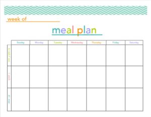 15 Free Menu Planner Templates - Free Word Templates