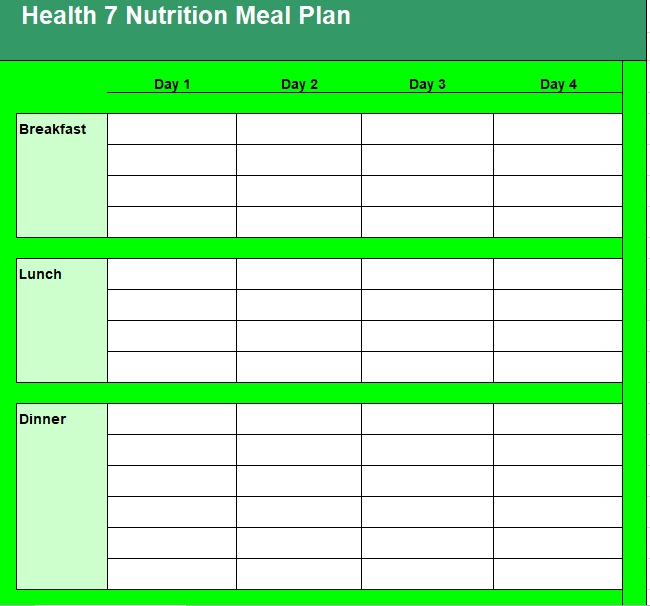15 Free Menu Planner Templates - Free Word Templates