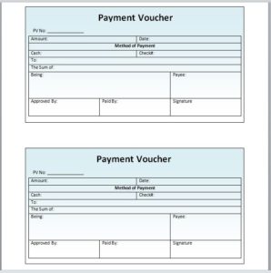 17 Free Payment Voucher Templates - Free Word Templates