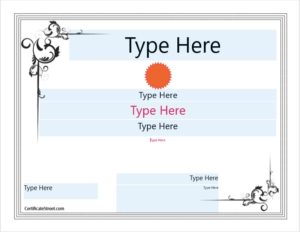 15 Free Blank Certificate Templates - Free Word Templates
