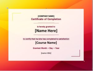 15 Free Blank Certificate Templates - Free Word Templates