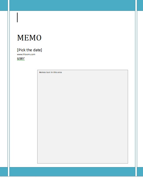 Memo Template