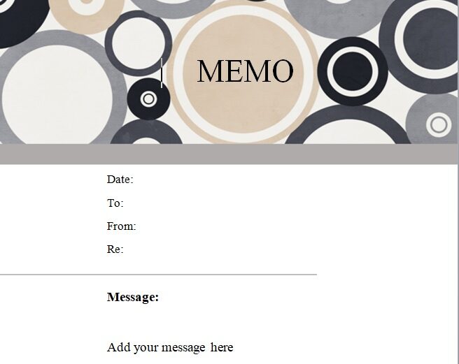 Memo Template