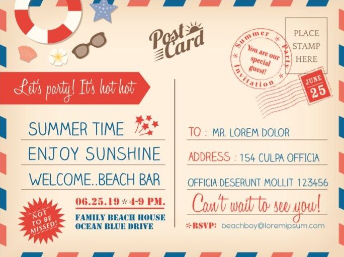 Postcard Template