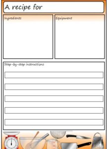 Free Recipe Card Templates - Free Word Templates