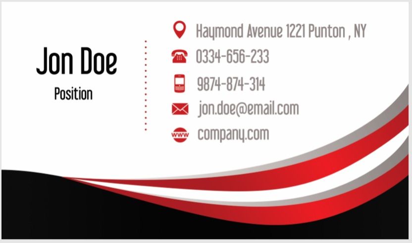 Visiting Card Template
