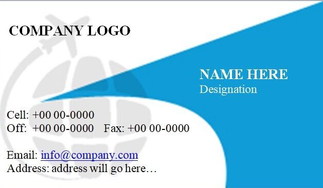 Visiting Card Template