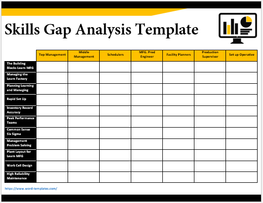 Free Gap Analysis Template 05