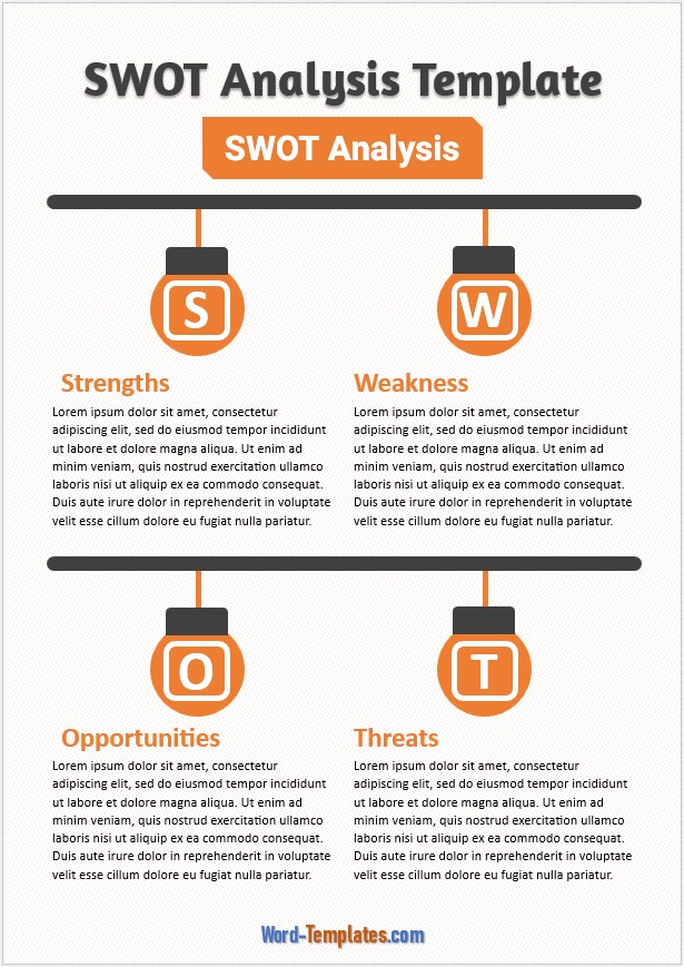 SWOT Analysis Template 01