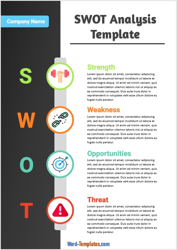 SWOT Analysis Template 03