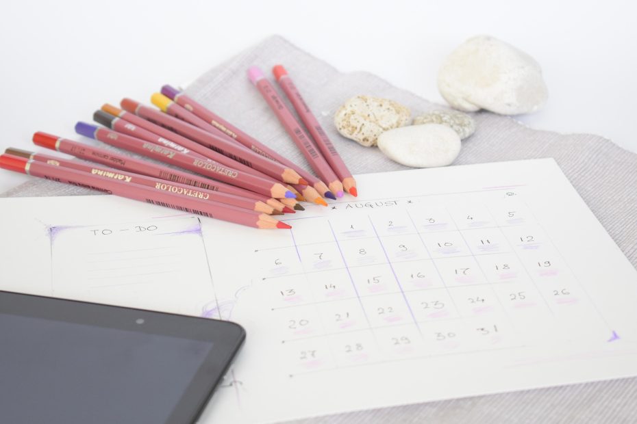 monthly to do list