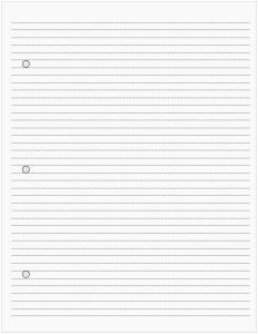 Image 9 for Notebook Paper Template For Word