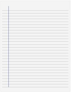 Free Lined Paper Templates - Free Word Templates