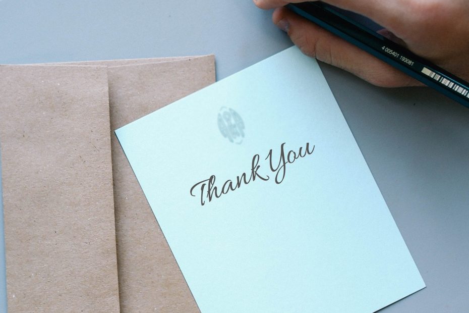 thank you card