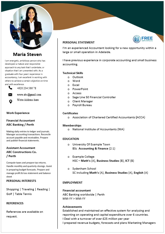 Innovative Resume Layout