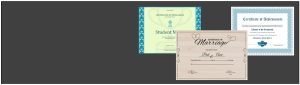 certificate templates
