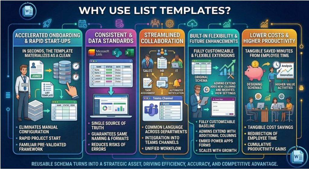 why use list templates